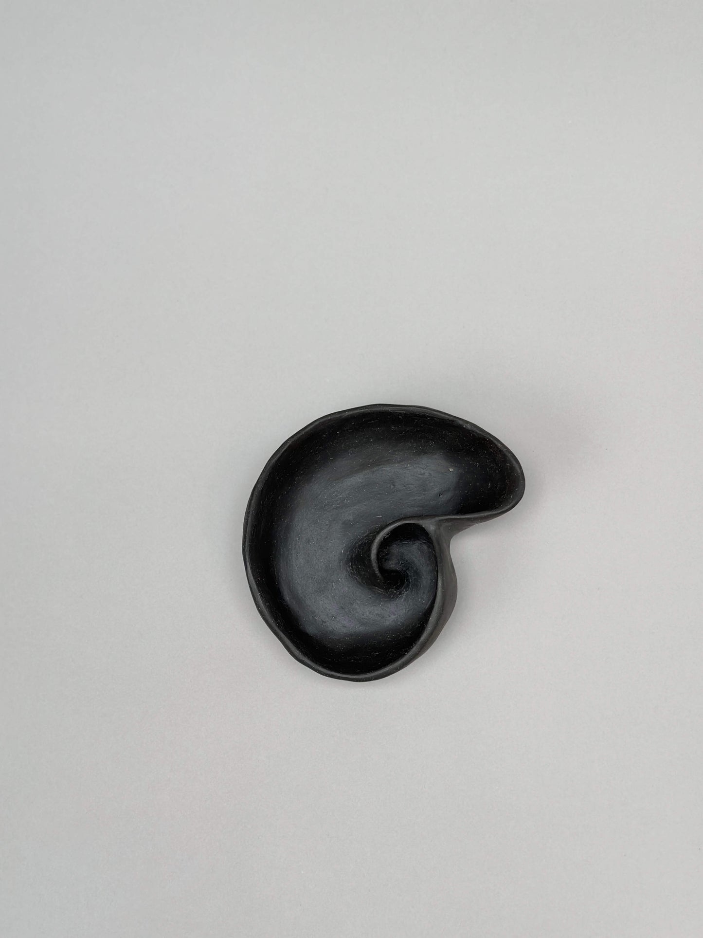 Black Shell Shaped Piece