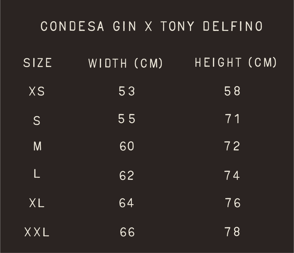 Jersey Tony Delfino x CONDESA GIN