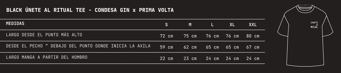 ÚNETE AL RITUAL TEE - NEGRA
