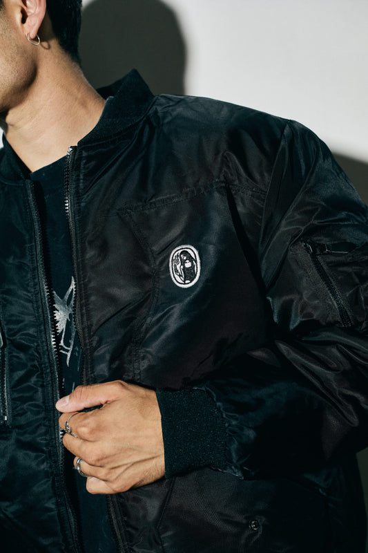 MANO BLANCA BOMBER JACKET - CONDESA GIN x MIJANGOS x MACHINA