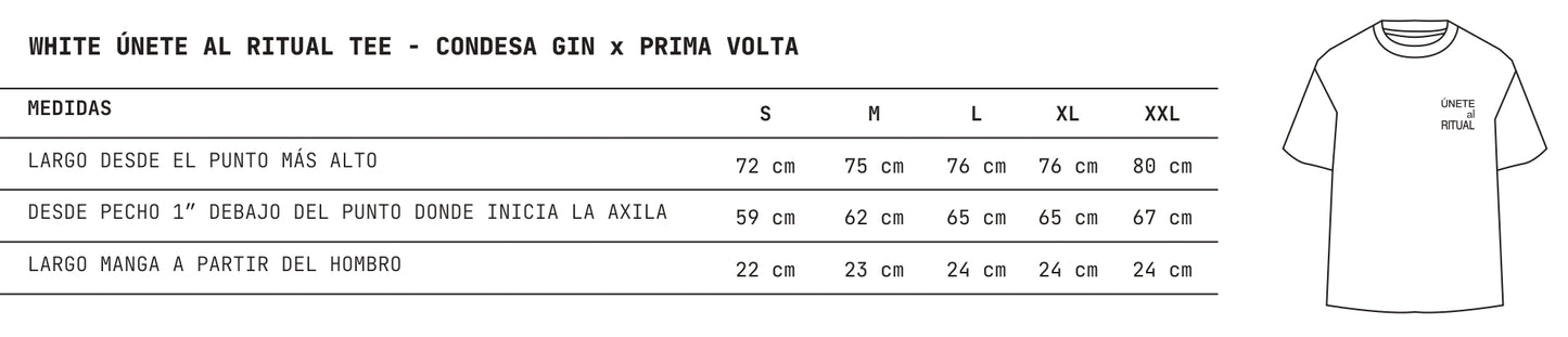 ÚNETE AL RITUAL TEE - WHITE